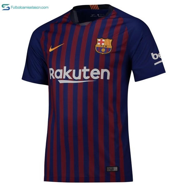 Camiseta Barcelona 1ª 2018/19 Azul Rojo